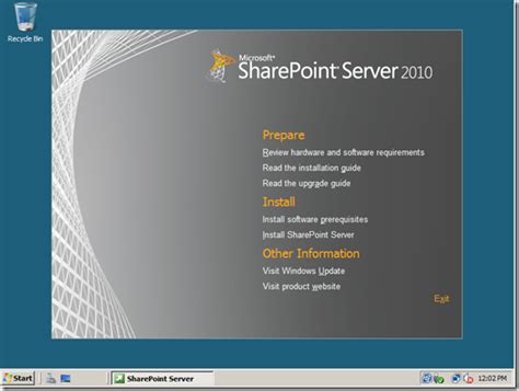 Come Across: Step by step SharePoint Server 2010 Installation guide