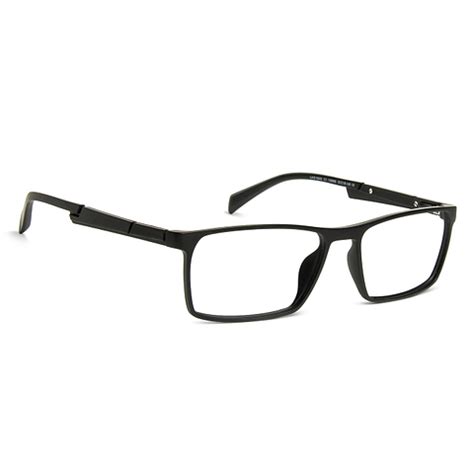 Buy Matte Black Full Rim Rectangle Lenskart Air Essentials LA E13242-C1 ...