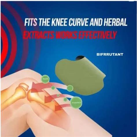 BIFRRUTANT Herbal knee pain relief patch for tired knees Plaster ...