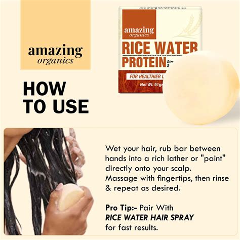 Rice Water Bar - For Hair Growth – amazing organics