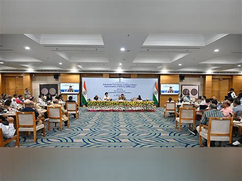 Union Minister Piyush Goyal meets MSME stakeholders for implementation ...