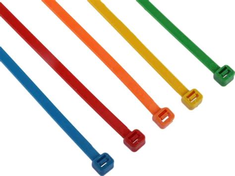 RS PRO | RS PRO Cable Tie, 300mm x 4.8 mm, Assorted Nylon, Pk-250 | 233 ...