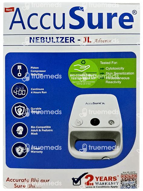 Accusure Nebulizer Advance Jl 1 - Uses, Side Effects, Dosage, Price ...