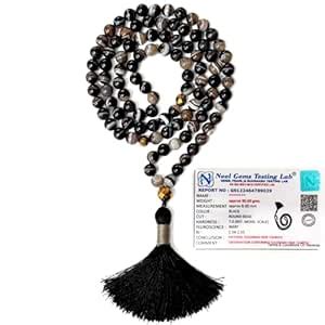 Gemaltic Healing Crystals 100 Beads Tasbih, Natural Gemstone Prayer ...