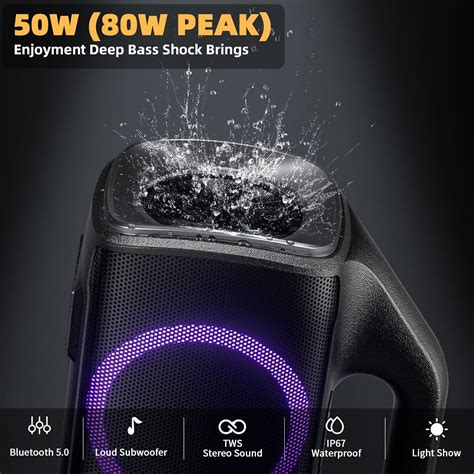 YIER Bluetooth Speakers, Wireless TWS Portable Bluetooth India | Ubuy