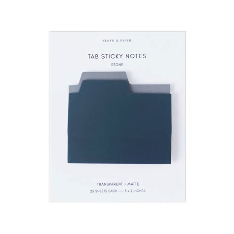 Stone Tab Sticky Note Set – The Paper Company India