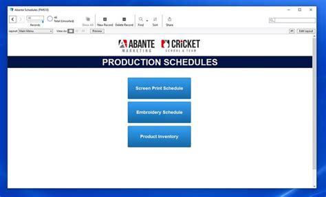 Image result for FileMaker Menu
