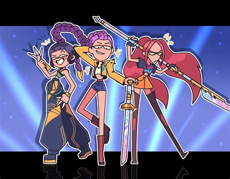 Pin by Leah on K Pop Demon Hunters | Cute drawings, Demon hunter, Demon hunter band