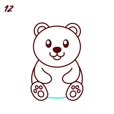 Bear Drawing For Kids