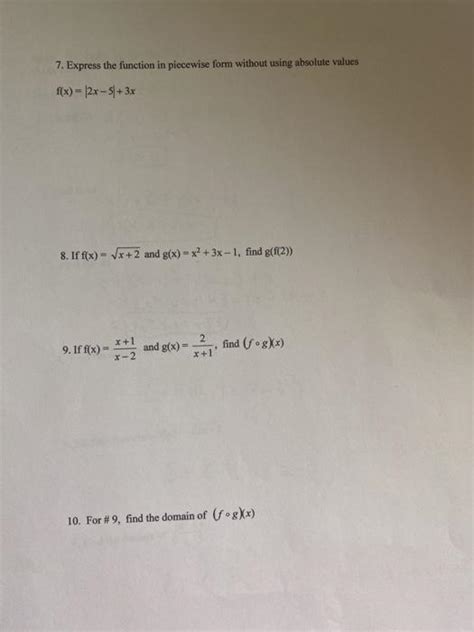 Image result for How to Use Piecewise Form without Using Absolute Values