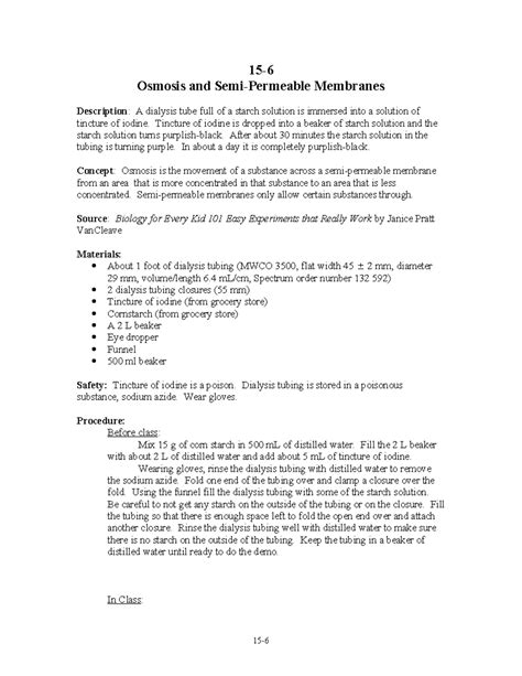 15 6 Osmosis and Semi - 15- Osmosis and Semi-Permeable Membranes ...