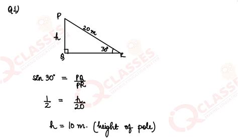 class10 CBSE Maths NCERT Chapter Application of Trigonometry