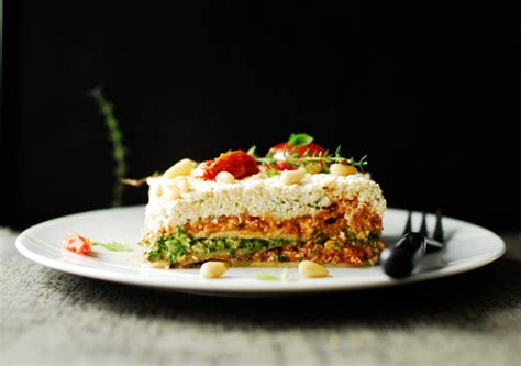 Raw lasagne z cukinii   Warzywa   Serving Dumplings