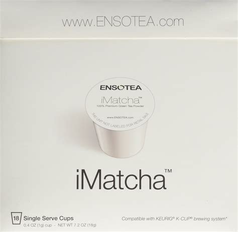 Buy iMatcha Single Serve Cups (18 Count) - ENSO TEA Online at ...