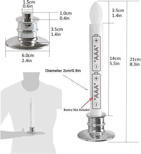 Buy CelebrationLight Window Candles with Remote and Timers - Battery ...