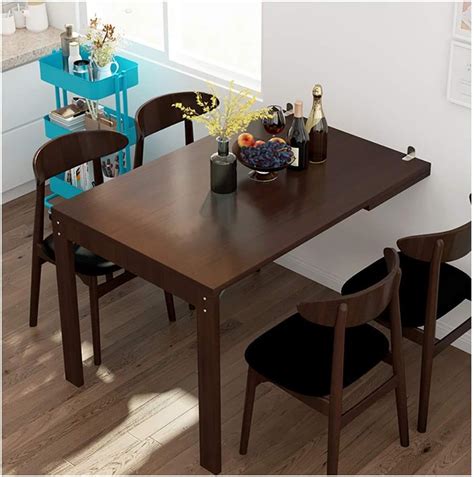 WYQ Wooden Wall-Mounted Folding Table with Photo Frame India | Ubuy