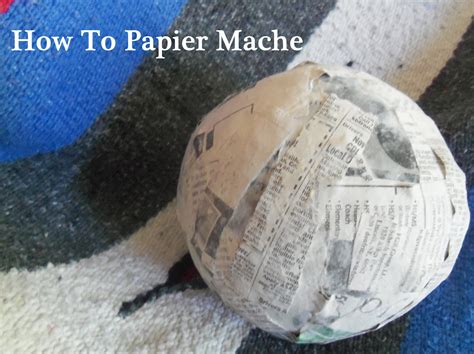 How to Make Papier Mache (Paper Mache)