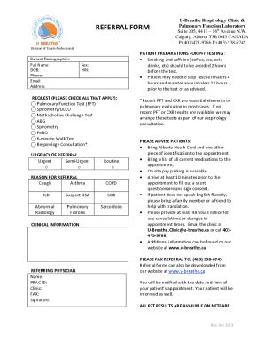 Fillable Online Refer A Patient - Referral Forms Fax Email Print ...