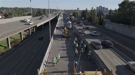 Seattle I-5 lane reduction begins Oct. 10 for bridge work | king5.com