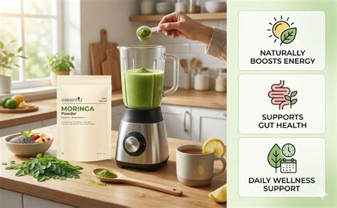 Eseentia Moringa Powder | Drumstick Leaf Powder (Moringa Oleifera ...