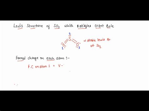 Image result for SO2 Lewis Structure