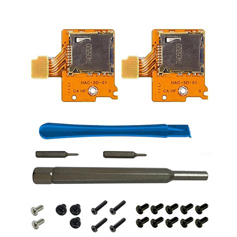 Onyehn Micro SD Card Slot Board Replacement Repair kit for Nintendo ...