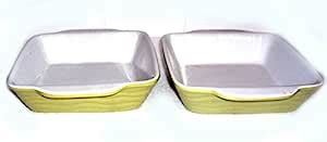 Buy ROXX CERAMIC COOKWARE 2PCS SQUARE DISH 0.8 L 2175 -2200 Online at ...