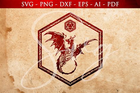 Buy RPG Dice Box Design Svg, Dragon Svg, Rpg Classes, Rpg Game, Dice ...