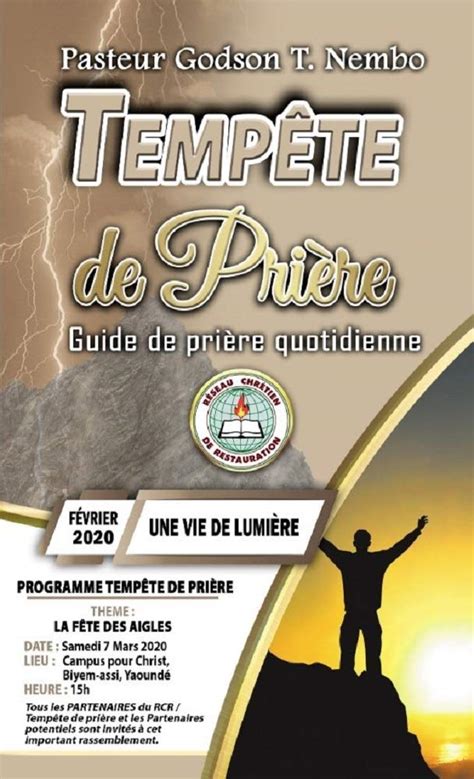 Tempête de prière: FÉVRIER 2020 – UNE VIE DE LUMIÈRE (Tempête de prière ...