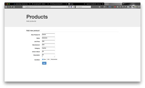 Java Spring MVC Tutorial 的图像结果