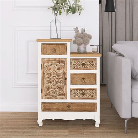 Bungalow Rose Alyta Farmhouse Accent Cabinet Small Cabinet Accent Chest ...