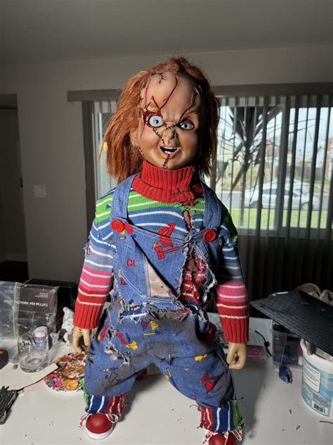 Rare Custom 1:1 Chucky Doll Bride of Chucky Life Size Fully Articulated ...