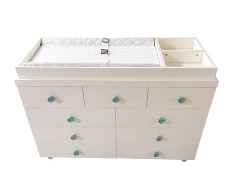 LittleBird Contour Diaper Changing Pad with 9 Drawer Perfect for Home ...