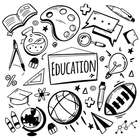 Free Education Doodle Art