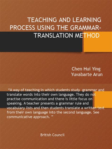 Grammar Translation Method Lesson 的图像结果