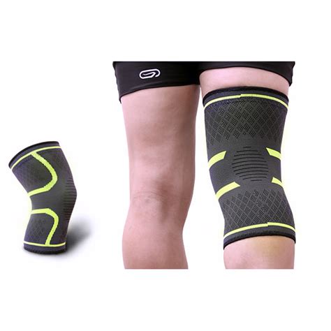1 Pair Sports Compression Knee Sleeve Nylon Knee Supports for Joint ...