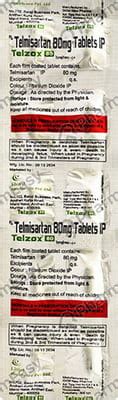 Telzox 80 MG Tablet (10): Uses, Side Effects, Price & Dosage | PharmEasy