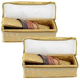 Kuber Industries Exclusive Carry Design Brocade Hardboard 2 Pieces One ...