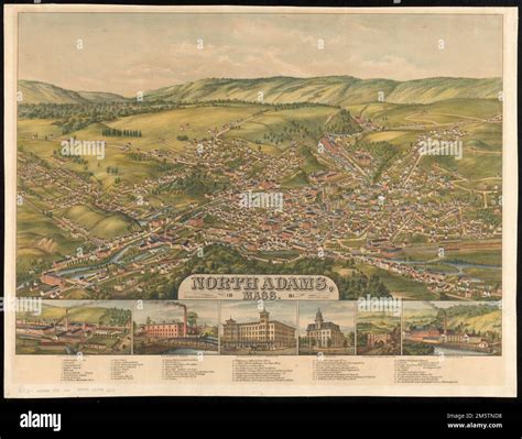 North Adams, Mass.. Bird's-eye view. Includes index to points of ...