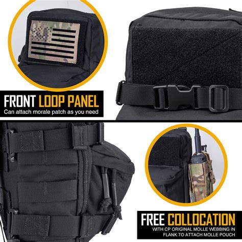 IDOGEAR Mini Tactical MOLLE Hydration Pack Water Reservoir Bag Outdoor ...