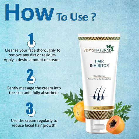 7days natural Hair Inhibitor Permanent Hair Removal Cream Cream - Price ...