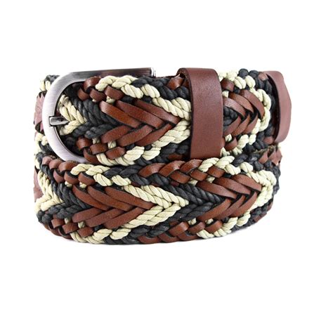 Buy Braided Mens Leather Golf Belt - LeatherBeltsOnline.com