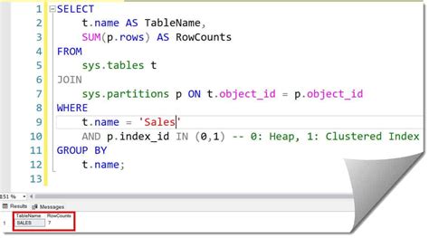 Image result for SQL Table Row Count