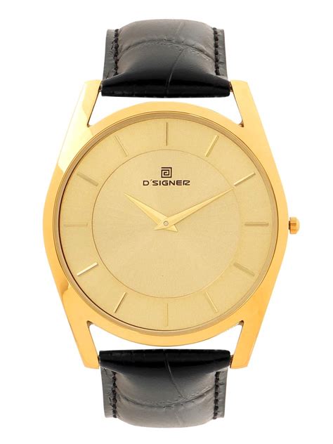 D'SIGNER Analog Gold Dial Men's Watch-753GL.4.G : Amazon.in: Watches