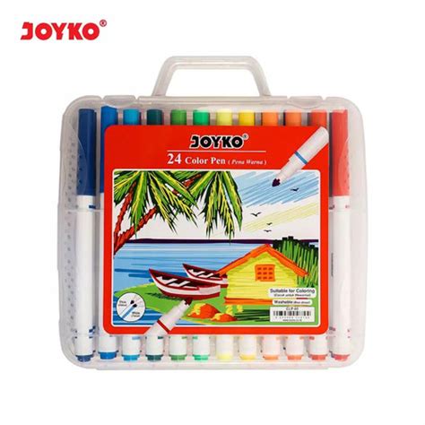 Jual Spidol color pen 24 warna Joyko CLP-05 Washable - Jakarta Barat ...