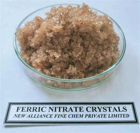 Nitrate - Ferric Nitrate Crystals Manufacturer from Mumbai