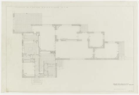 Ludwig Mies van der Rohe. Josef Esters House, Krefeld, Germany, Ground ...