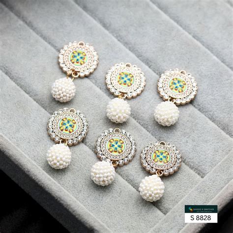 HAIR CHARM MEENAKARI WITH PEARL BALLS – ShadesNSwatches