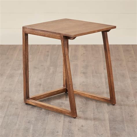 Buy Amber Mango Wood Nest of 2 Tables - Brown from Home Centre at just ...