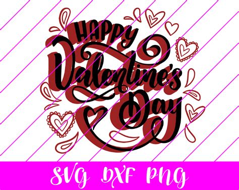 Happy Valentine’s Day Cursive SVG - Free Happy Valentine’s Day Cursive ...